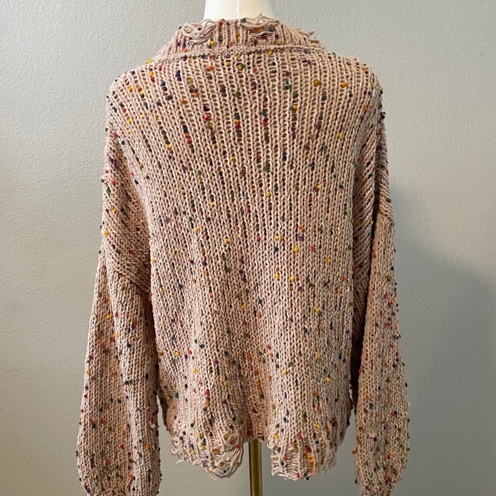POL Cream Multicolor Knit Sweater - Picture 4 of 5